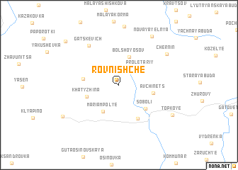 map of Rovnishche