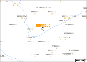 map of Rovnovo