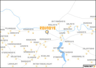 map of Rovnoye