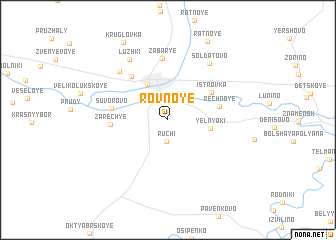 map of Rovnoye