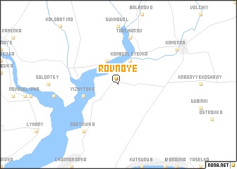 map of Rovnoye