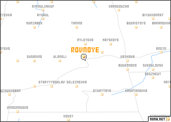 map of Rovnoye