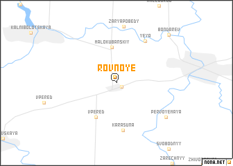 map of Rovnoye