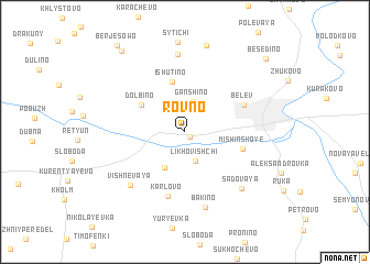 map of Rovno