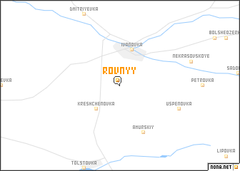 map of Rovnyy