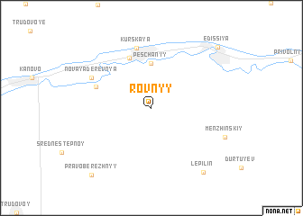 map of Rovnyy