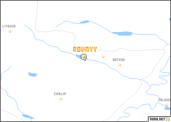 map of Rovnyy