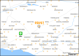 map of Rovst