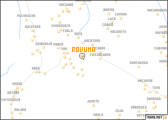 map of Rovuma