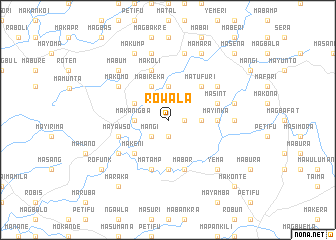 map of Rowala