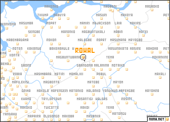 map of Rowal