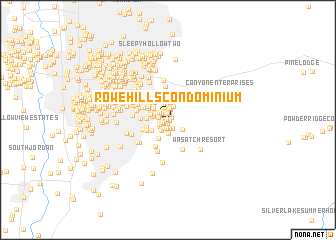 map of Rowe Hills Condominium