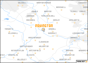 map of Rowington