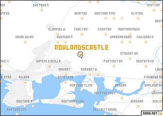 map of Rowlands Castle