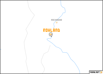 map of Rowland