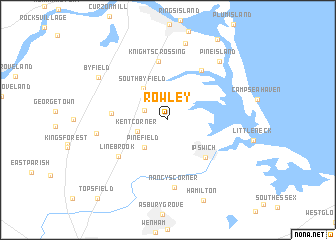 map of Rowley