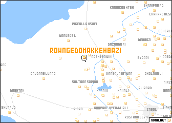 map of Rowng-e Domakkeh Bazī