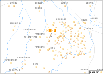 map of Rowo