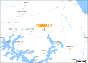 map of Rowsells