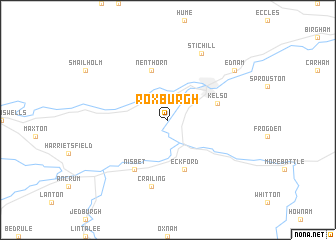 map of Roxburgh