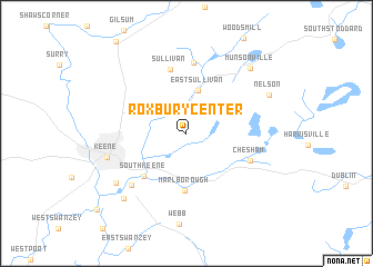 map of Roxbury Center