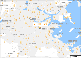 map of Roxbury