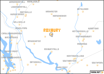 map of Roxbury