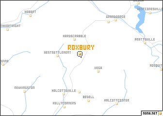 map of Roxbury