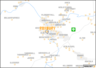map of Roxbury