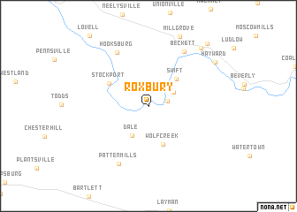 map of Roxbury