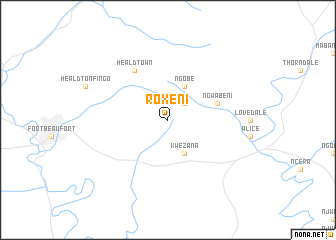 map of Roxeni