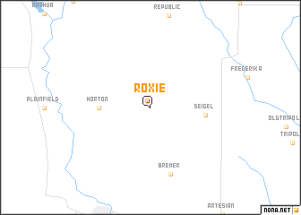 map of Roxie