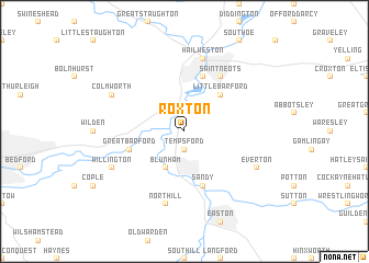 map of Roxton