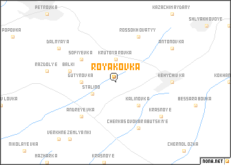 map of Royakovka