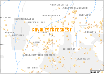 map of Royal Estates West