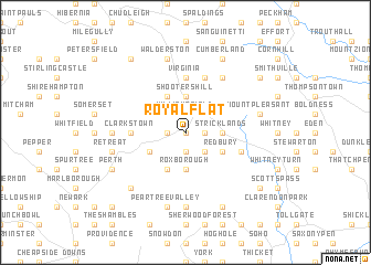 map of Royal Flat