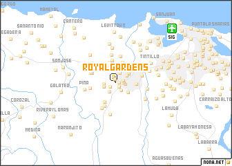 map of Royal Gardens