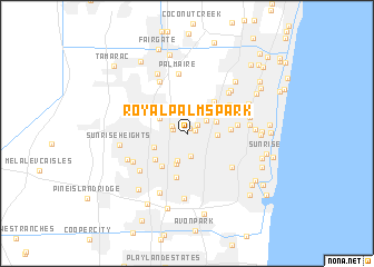 map of Royal Palms Park