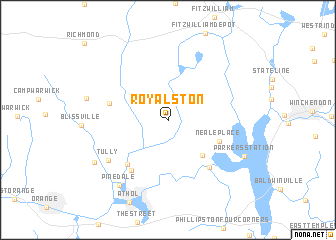 map of Royalston