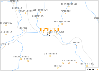 map of Royalton