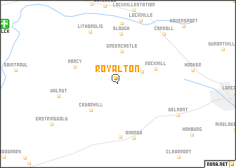 map of Royalton