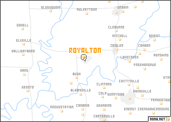 map of Royalton