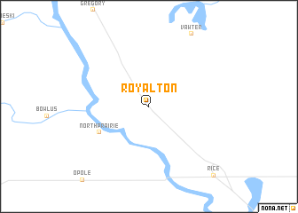 map of Royalton