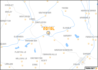 map of Royal