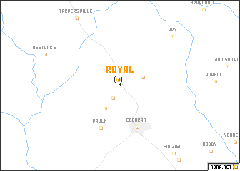 map of Royal