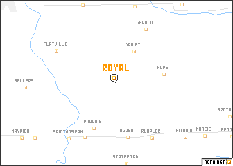 map of Royal