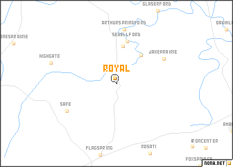 map of Royal