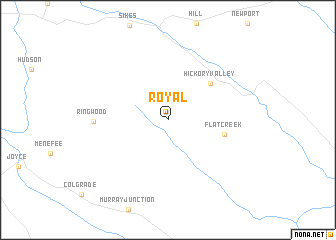 map of Royal