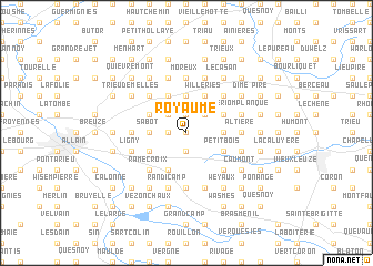 map of Royaume
