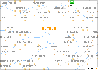 map of Roybon